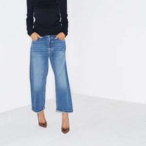 RAEY Dad baggy boyfriend jeans in Blue